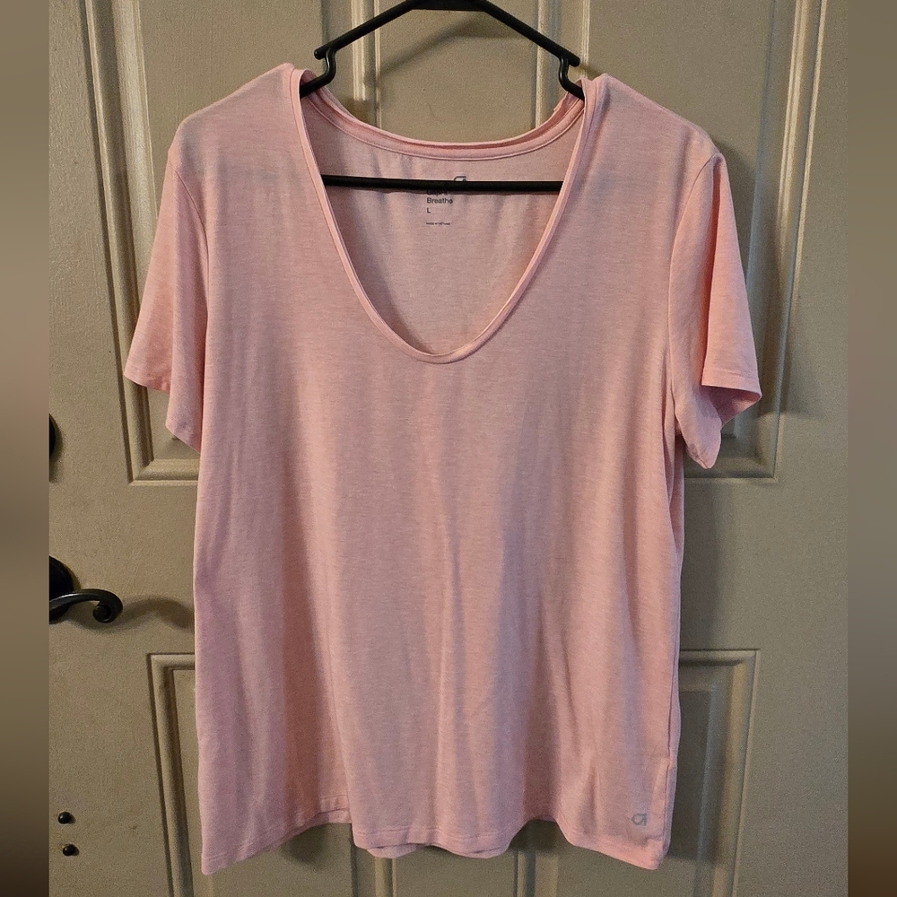 GAP Fit Light Pink Short Sleeve Tee